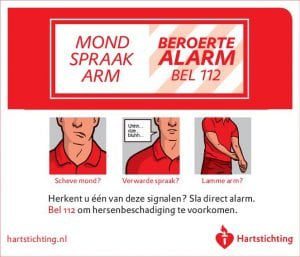 beroerte symptomen