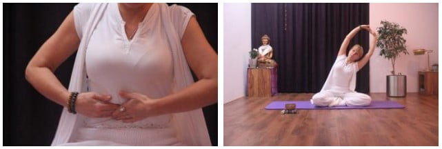Therapeutische yoga met helende klanken leverklank