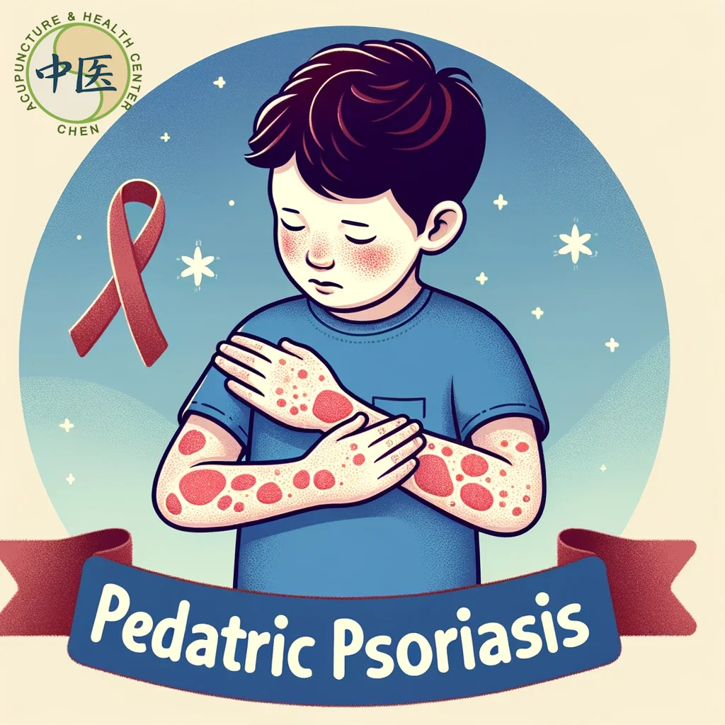Kind met psoriasis