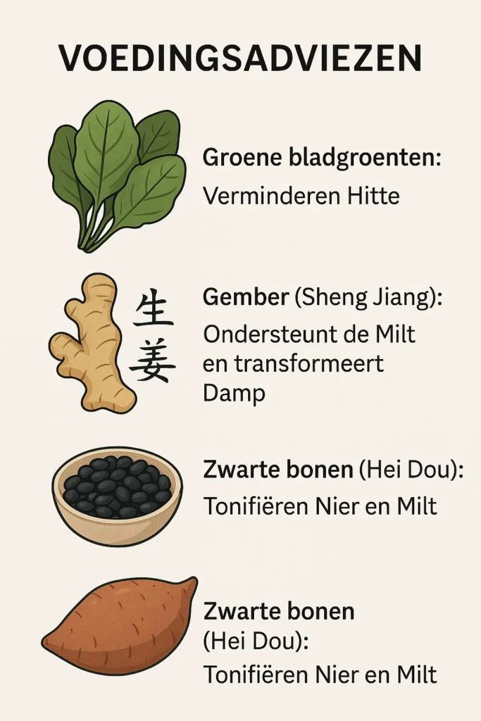 Voedingsadviezen