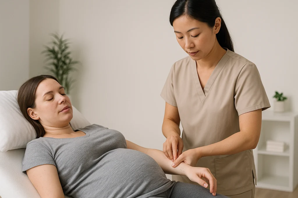 TuiNa-massage bij zwangerschapsmisselijkheid