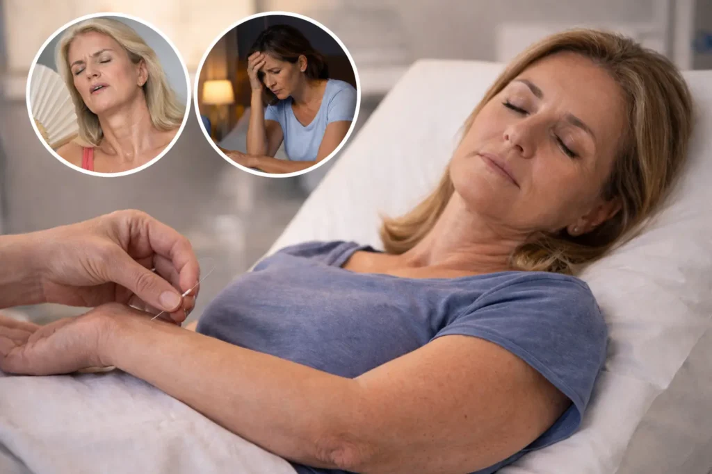 De effectiviteit van acupunctuurbehandeling bij perimenopauze en hoe traditionele Chinese geneeskunde kan helpen bij de behandeling.